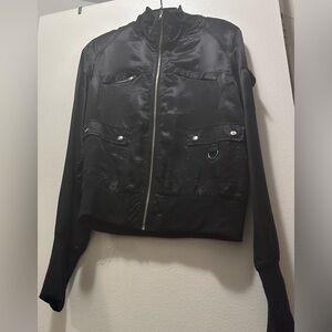 Black Zip-Up Jacket